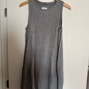 Lou & Grey Light Gray Knit Dress